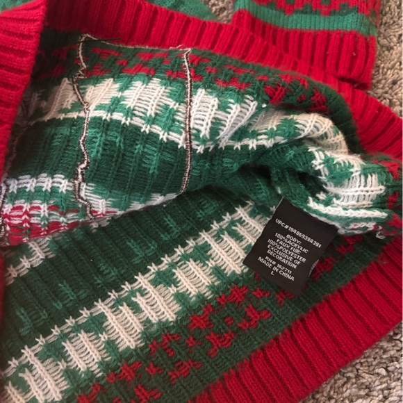 Kids Youth 33 Degrees Festive Sloth Christmas Sweater Size L - Picture 4 of 7